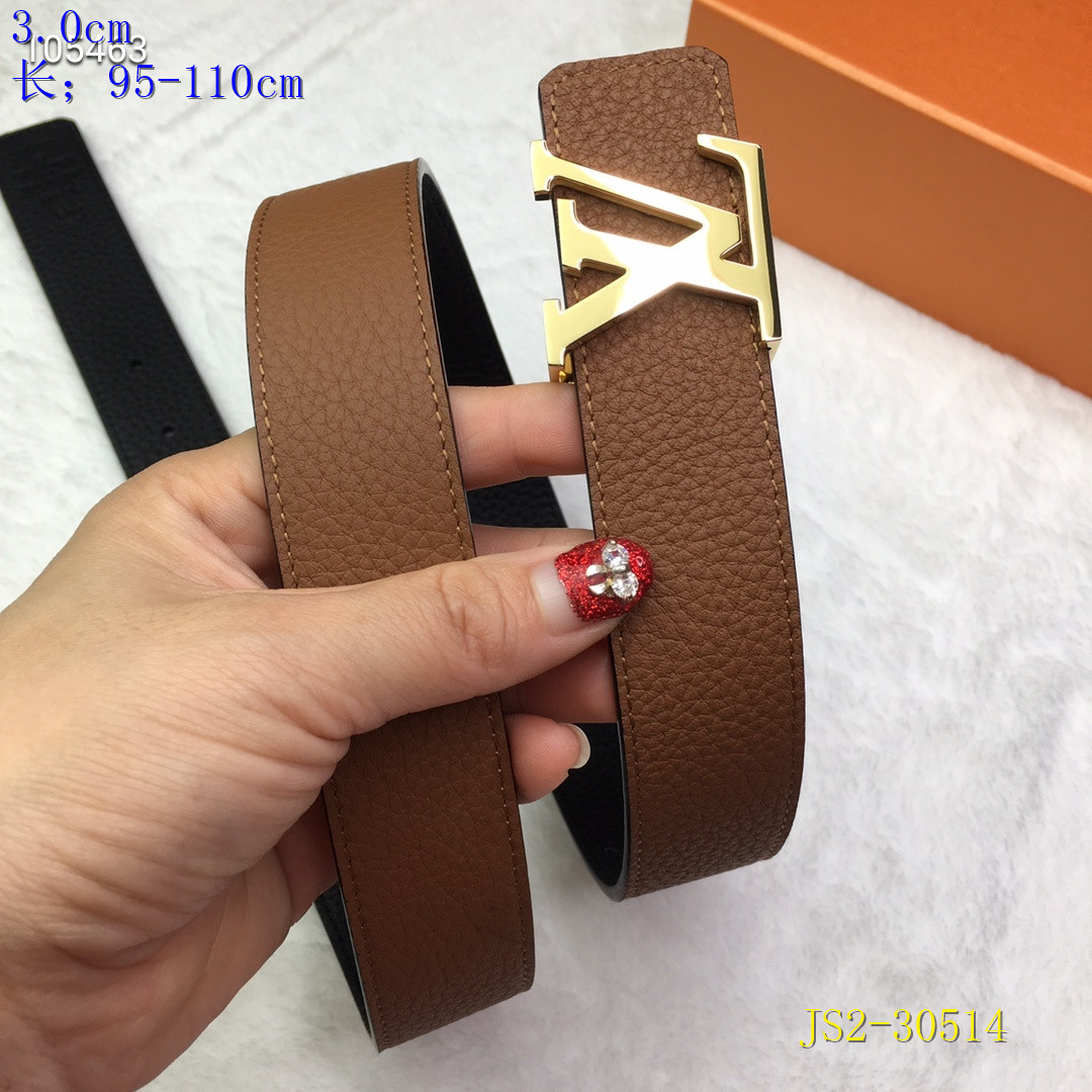LV Belts 3.0 cm Width 214
